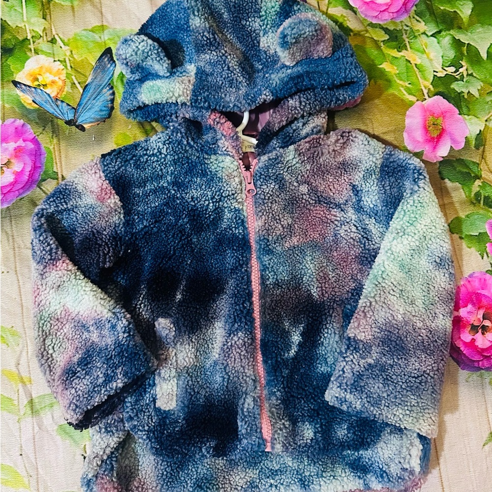 Tucker & Tate Cozy Blue Tie-Dye Kids Hoodie
